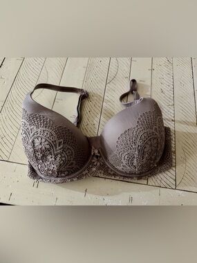 Victoria's Secret Bra Lavender Gray Lined Demi Body by Victoria
